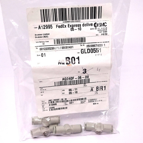 Valve D'échappement Rapide SMC AQ240F-04-00 Avec Silencieux Neuf, Idéal Pour Systèmes Pneumatiques